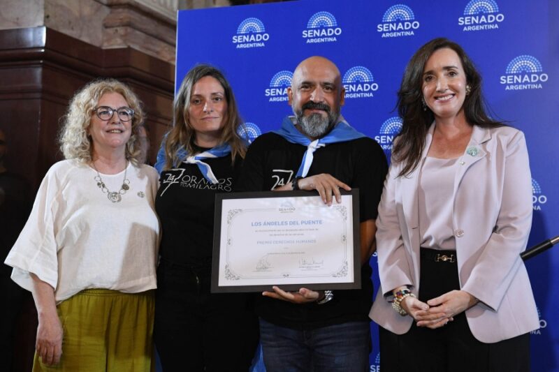 Los Ángeles del Puente recibieron el premio Derechos Humanos 2025