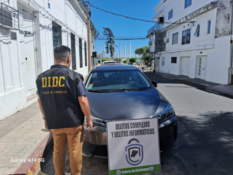 Secuestran un auto por estafa con cheques electrónicos sin fondo