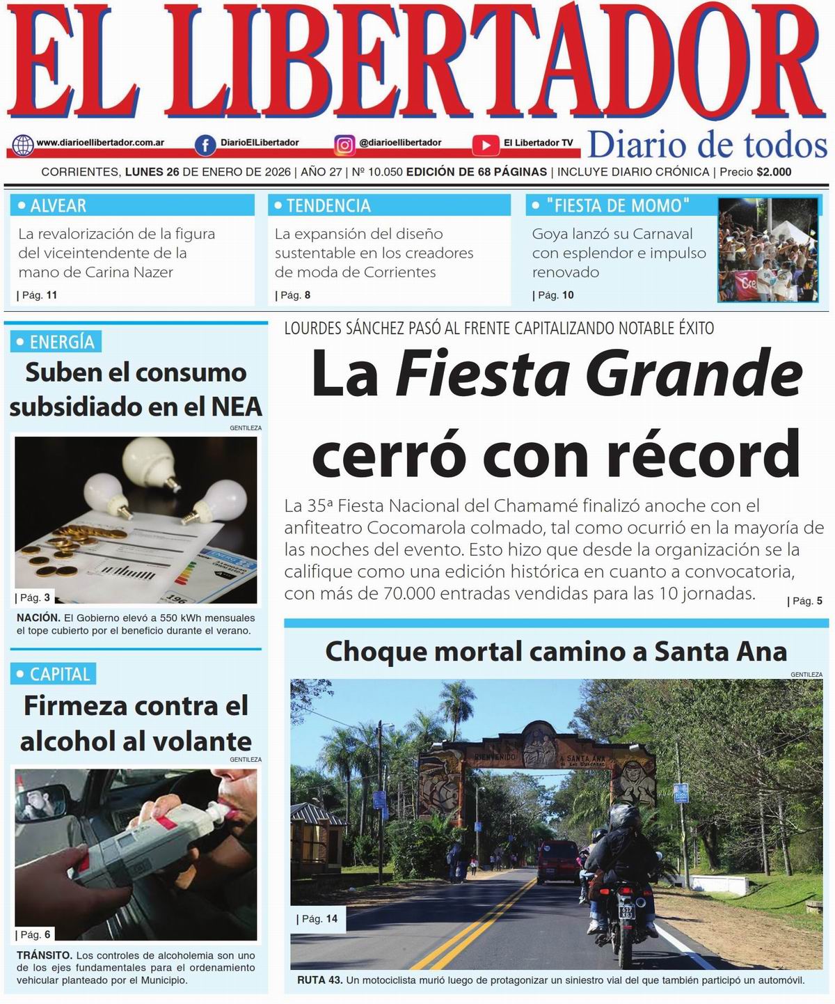 Diario Digital 26 de enero de 2026