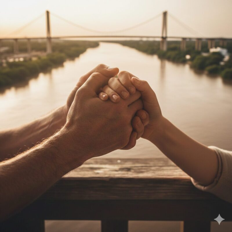 Los Ángeles del Puente evitaron una tragedia y salvaron una vida