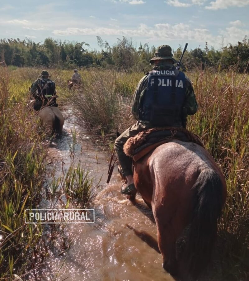 La Policía Rural realizó dos allanamientos por delitos rurales