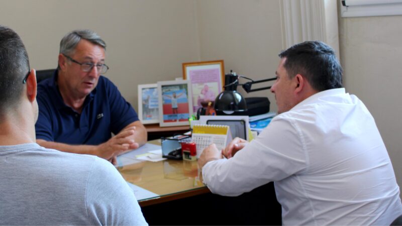 Jorge Terrile se reunió con un jefe comunal