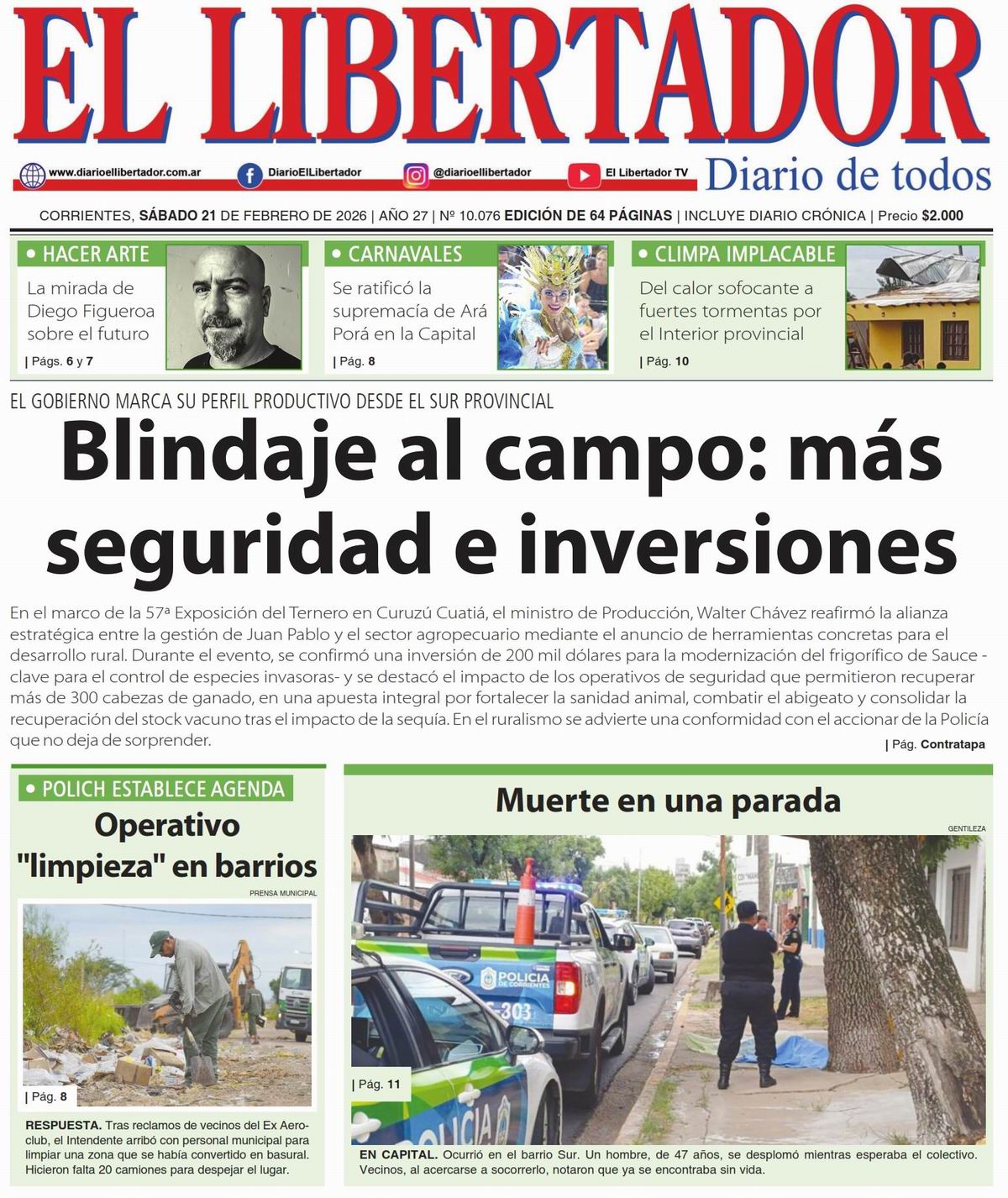 Diario Digital 21 de febrero de 2026