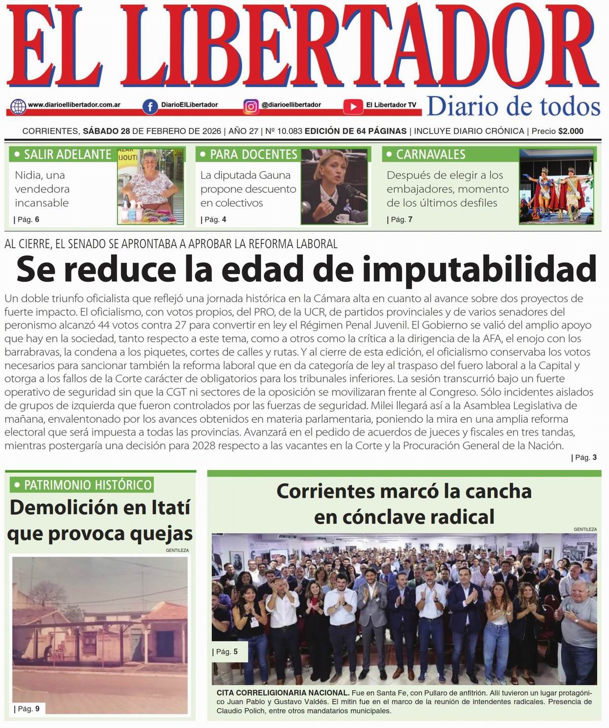 Diario Digital 28 de febrero de 2026