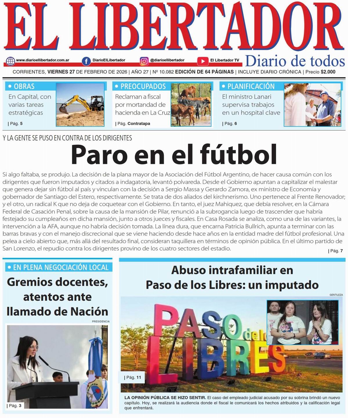 Diario Digital 27 de febrero de 2026
