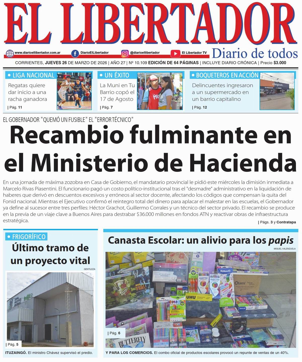 Diario Digital 26 de marzo de 2026