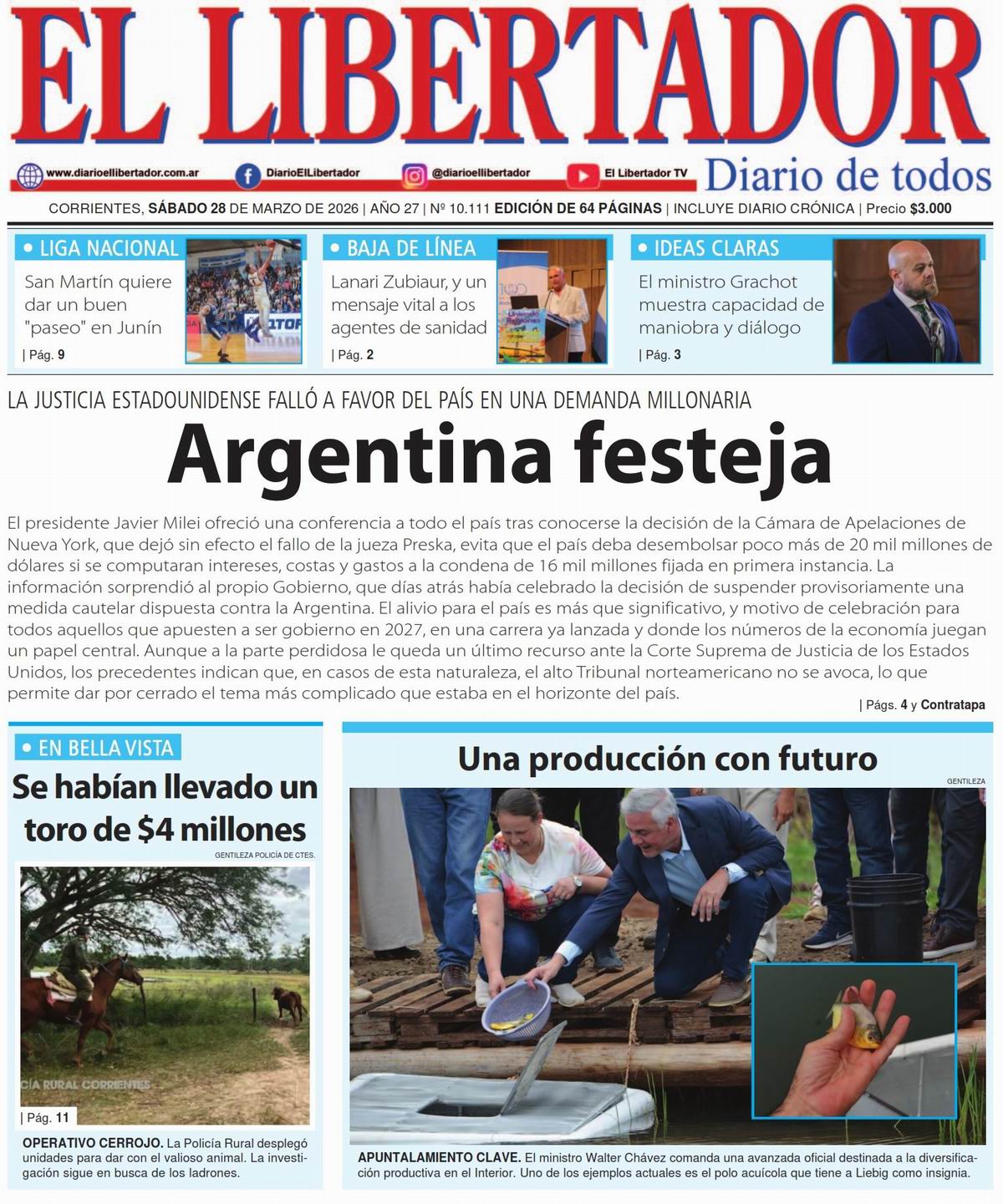 Diario Digital 28 de marzo de 2026