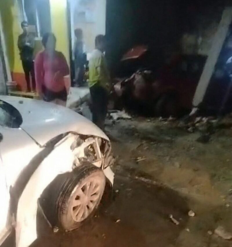 Conducía con 2.32 de alcohol y terminó incrustado en una casa