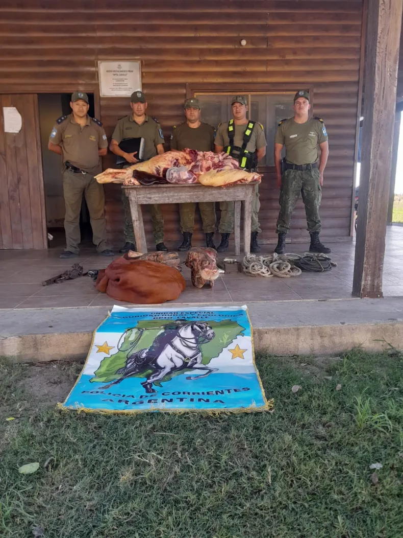 Secuestraron más de 130 kilos de carne tras detectar una faena clandestina en Corrientes