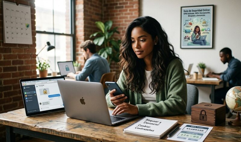 Cómo mantenerse segura como mujer en internet