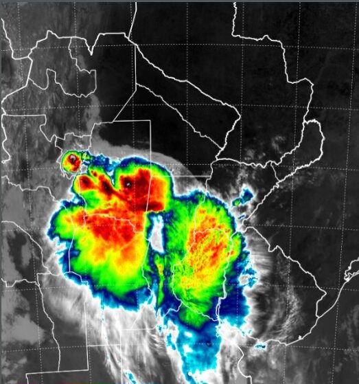 Advierten por tormentas intensas y ráfagas en el sur del NEA