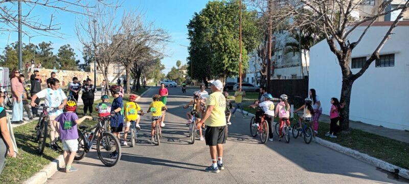 El ciclismo barrial hace escala en el San Gerónimo