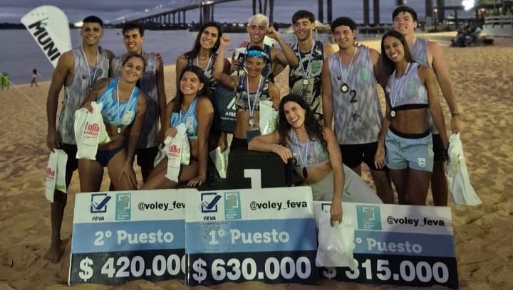 El Circuito Argentino de Beach Vóley pasó por Corrientes con la etapa 12