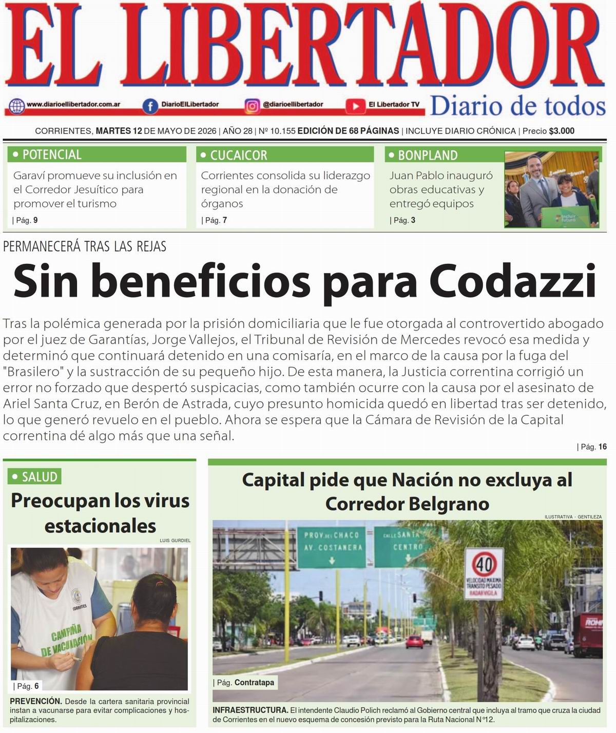 Diario Digital 12 de mayo de 2026