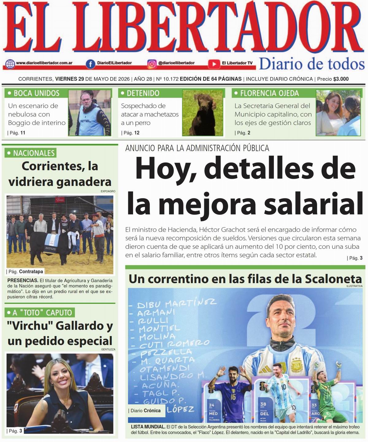 Diario Digital 29 de mayo de 2026
