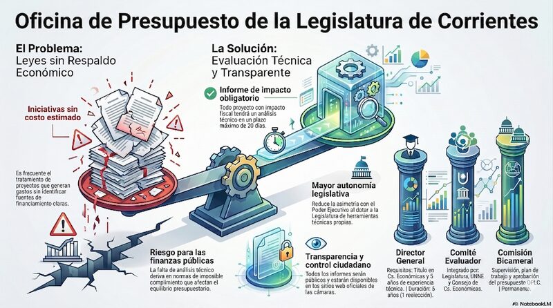 Proponen crear una oficina técnica para saber cuánto cuesta cada ley