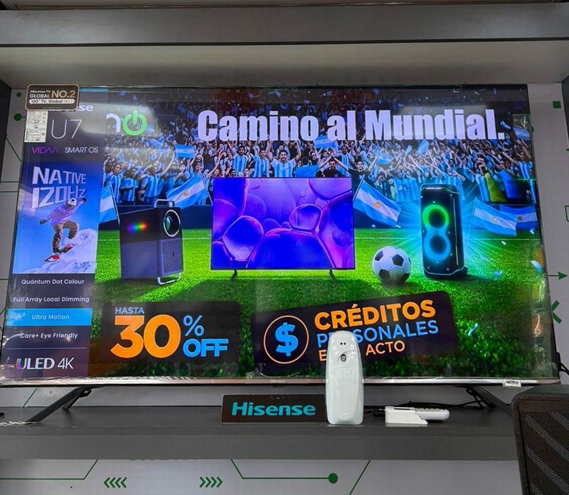 La fiebre mundialista disparó la venta de televisores en comercios