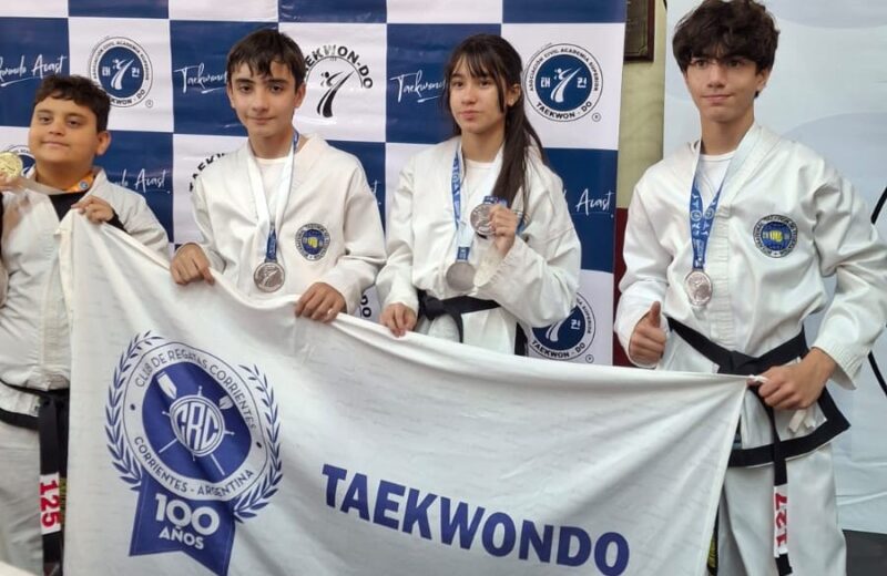 Gran desempeño regatense en el Apertura de Taekwondo