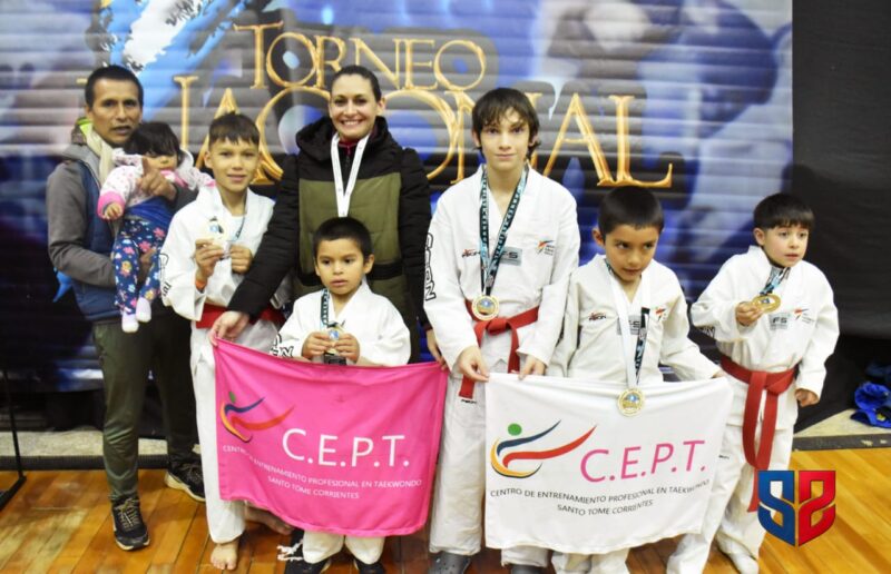 Santo Tome se vistió de Oro en el Nacional de Taekwondo, de la mano del CEPT