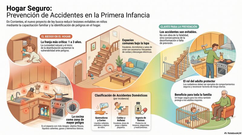 Diputados impulsan la prevención de accidentes domésticos en niños