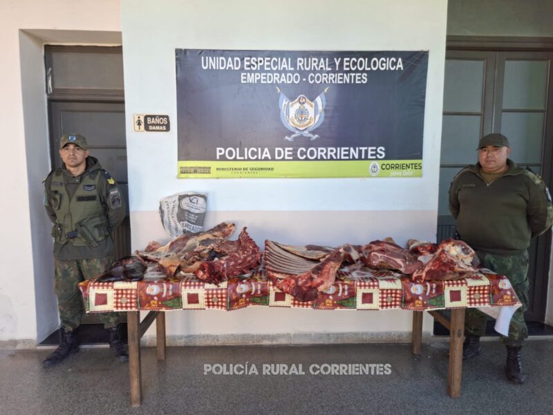 Secuestran más de 120 kilos de carne sin sellos sanitarios en una carnicería