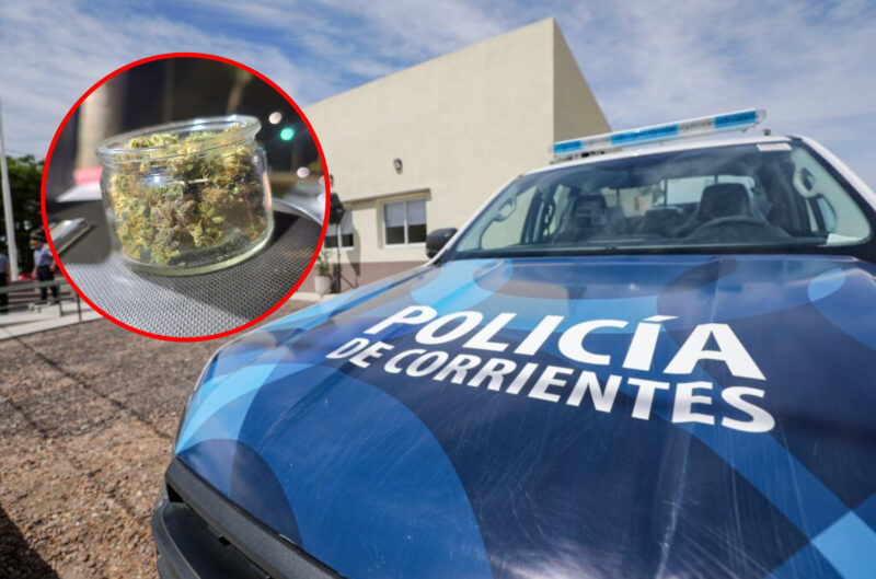 Fue al boliche con un frasco de marihuana y lo detuvieron en la puerta