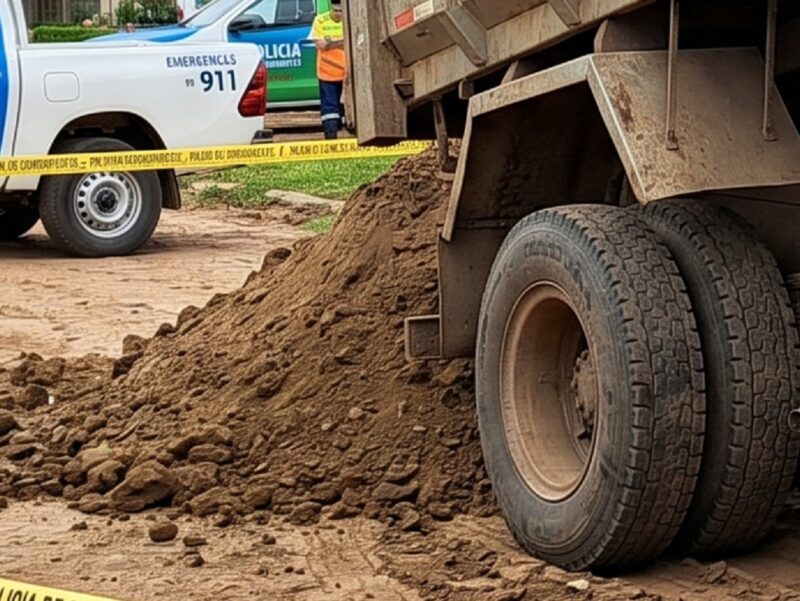 Insólito y fatal: murió porque se le enganchó la campera al mecanismo de un camión