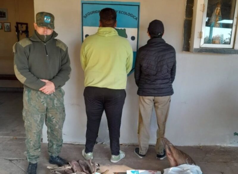 Identificaron a dos hombres tras un procedimiento por caza ilegal