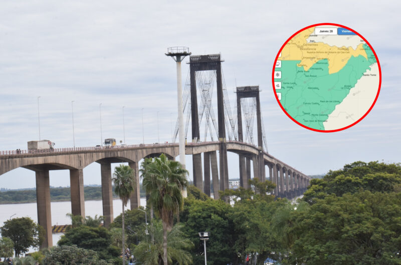 Alerta amarilla en Corrientes: las nueve localidades afectadas por el pronóstico de tormentas