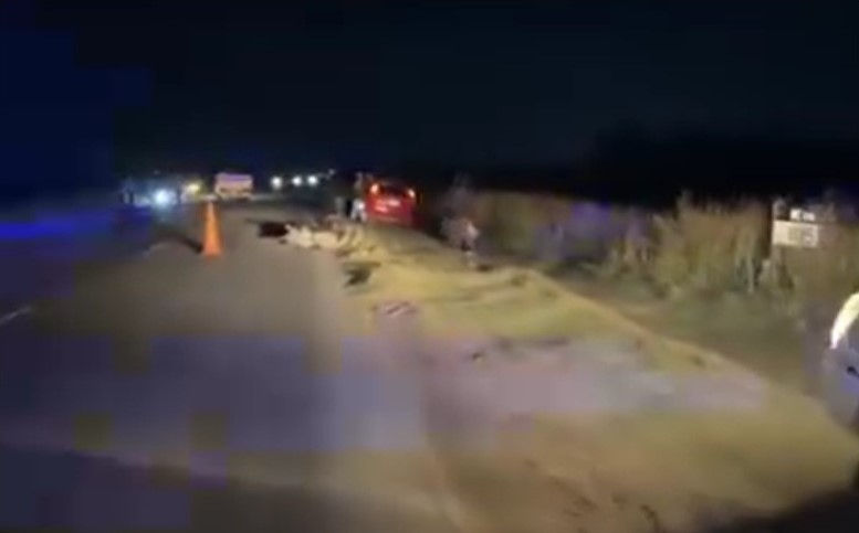 Tragedia en la Ruta 27: un motociclista murió en un violento choque múltiple