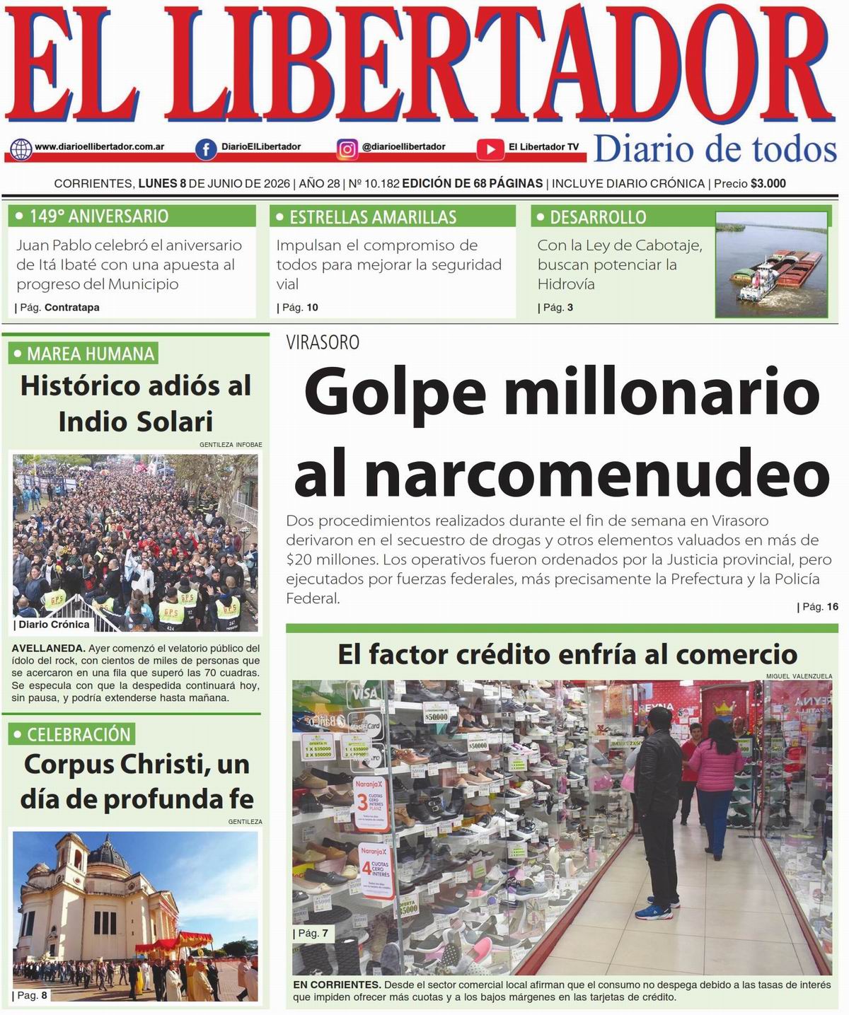 Diario Digital 8 de junio de 2026