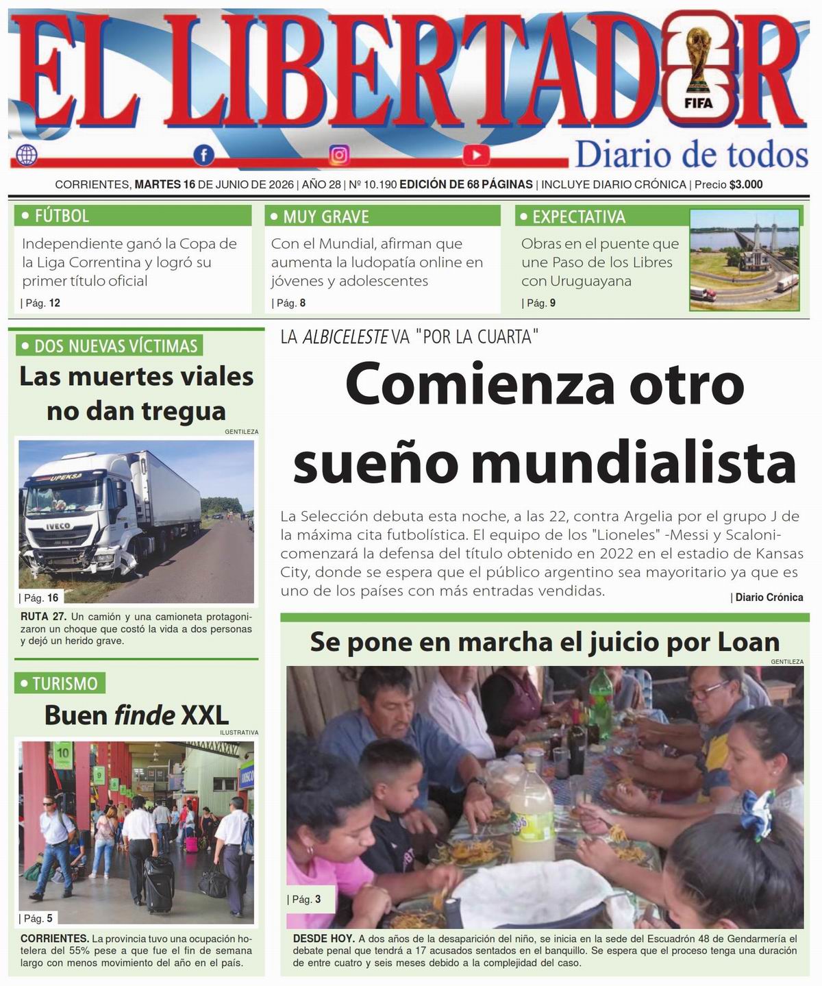 Diario Digital 16 de junio de 2026