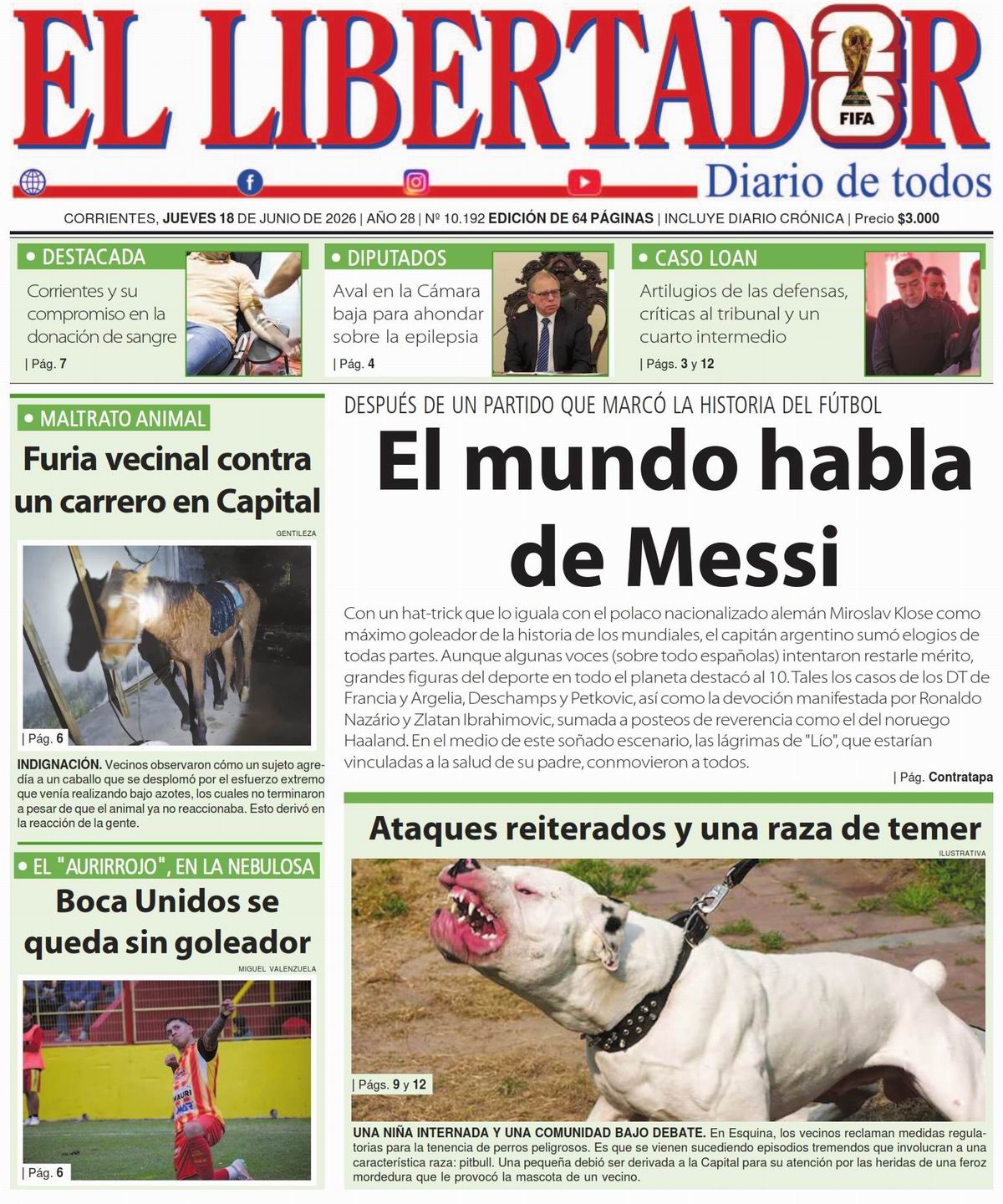 Diario Digital 18 de junio de 2026