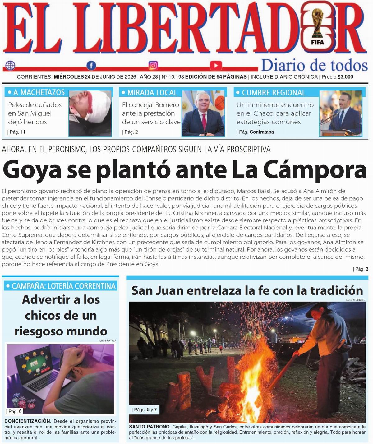 Diario Digital 24 de junio de 2026