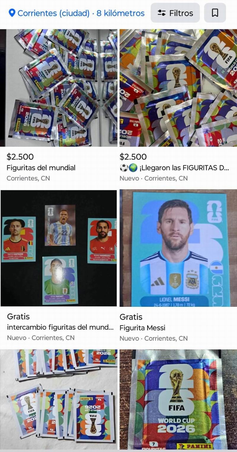 Fiebre mundialista: la búsqueda de figuritas gana terreno en las redes