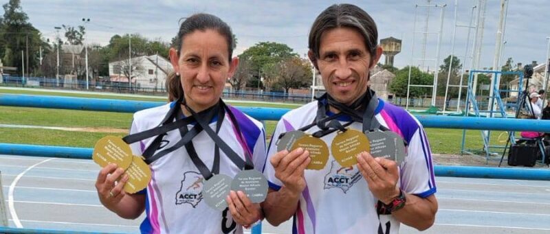 Atletas de Curuzú Cuatiá brillaron en el Regional Máster