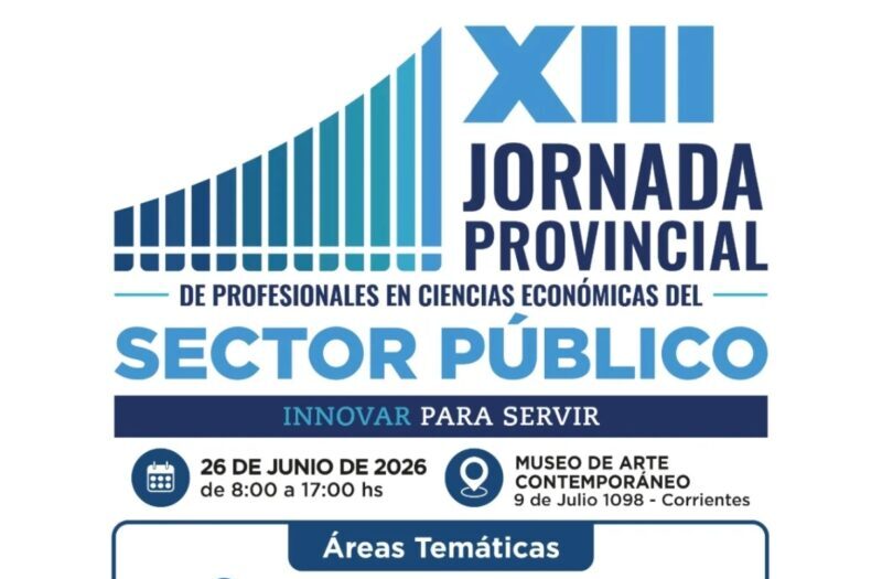El Consejo Profesional de Ciencias Económicas organiza la XIII Jornada Provincial para Profesionalesdel Sector Público