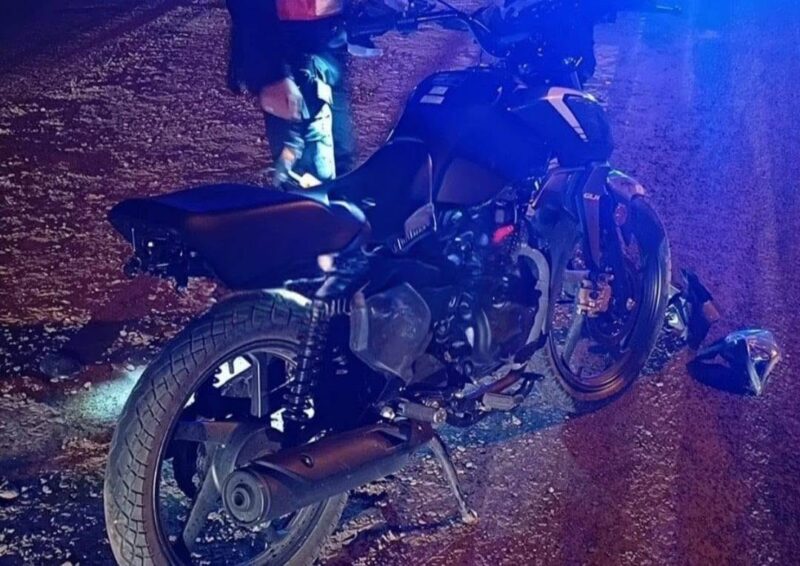 Violento choque de motos en el cruce de Ruta 12 y avenida Maipú dejó tres heridos graves