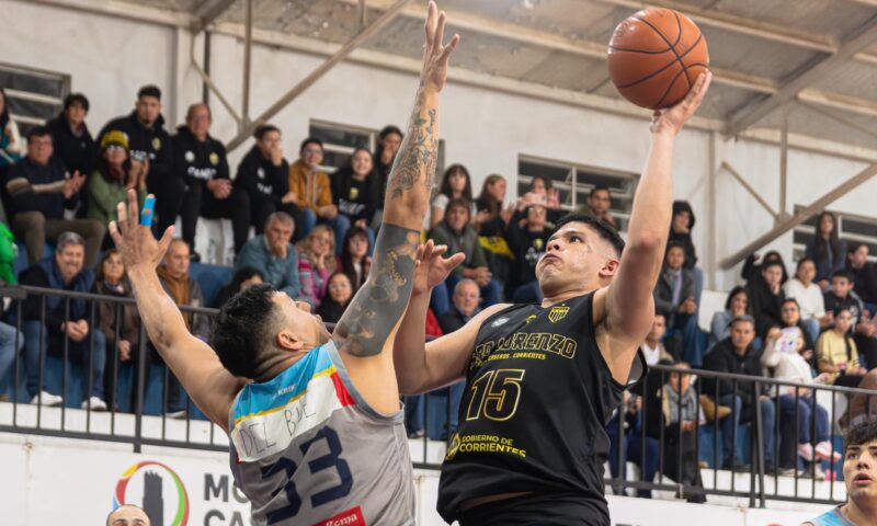 San Lorenzo de Monte Caseros igualó la serie y va por la clasificación