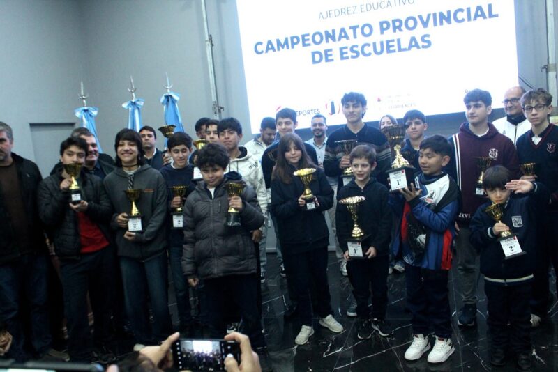 Con gran suceso se disputó el Provincial de Ajedrez de Escuelas