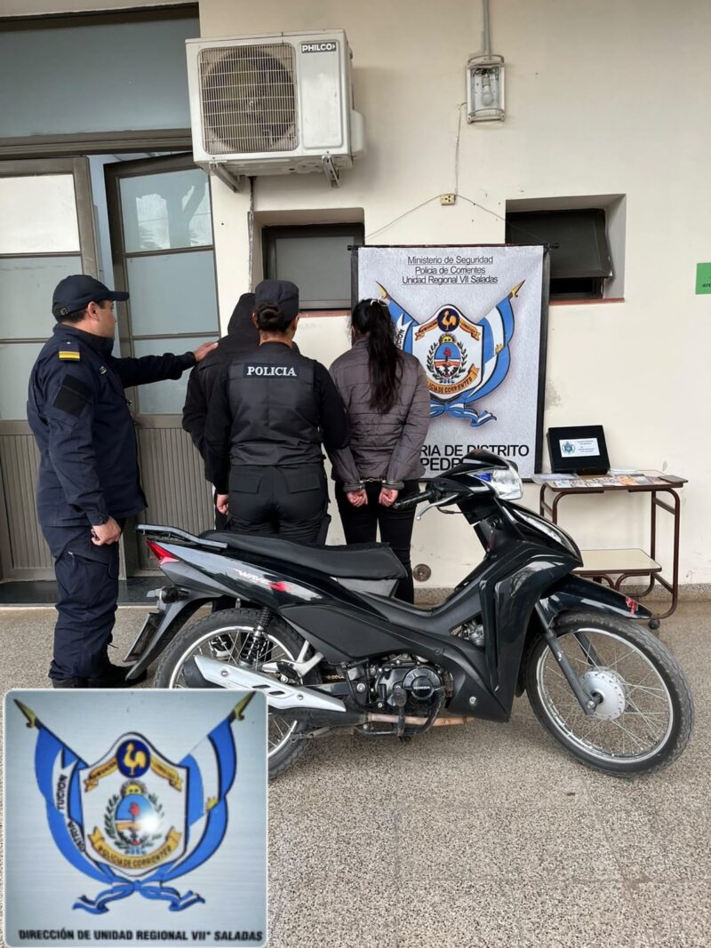 Impactante persecución en Empedrado: detienen a pareja de presuntos «dealers» con cocaína