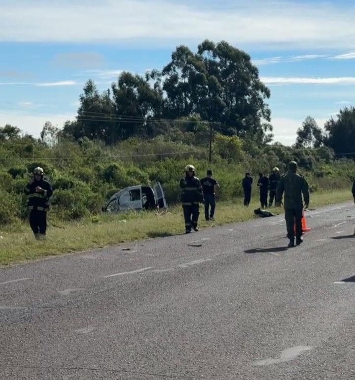 Dos muertos y un herido grave en un choque cerca de Santa Lucía