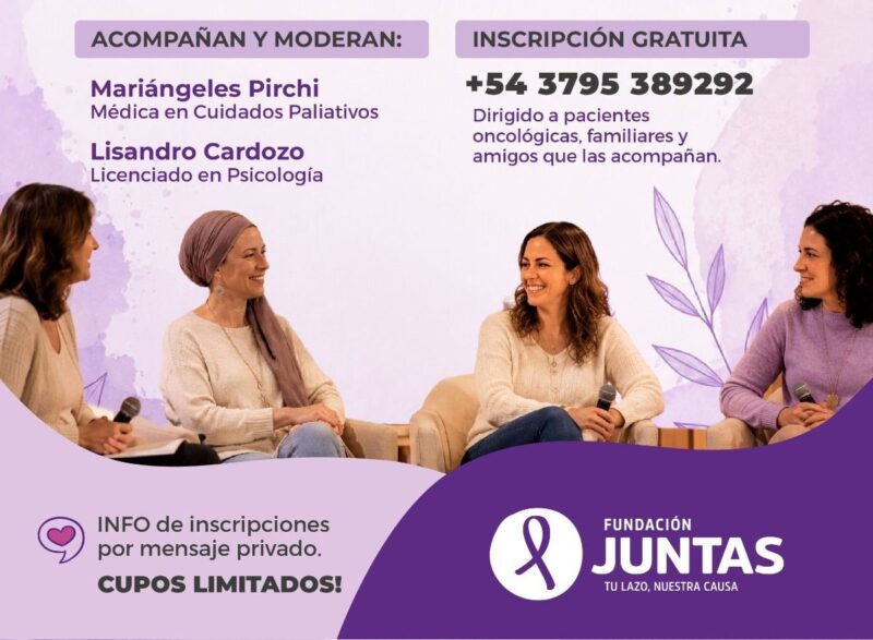 Fundación Juntas invita a una merienda para compartir y escuchar a pacientes con cáncer