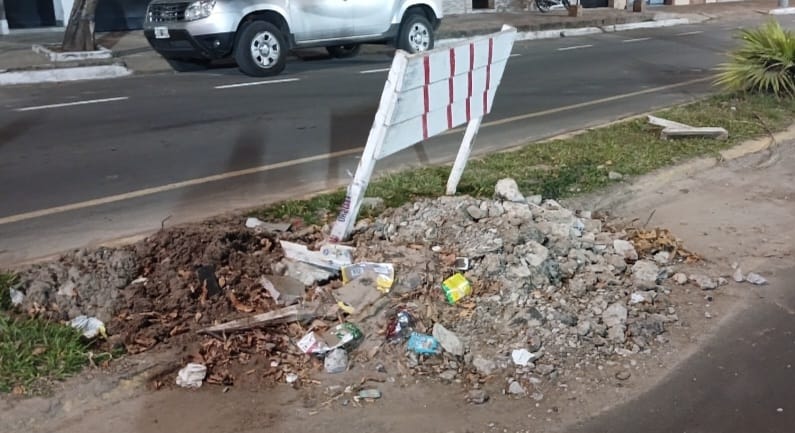 Goya: un motociclista murió tras chocar contra un montículo de tierra