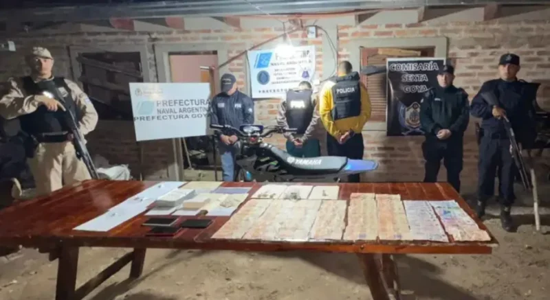 Desmantelaron puntos de venta de droga en la ciudad de Goya