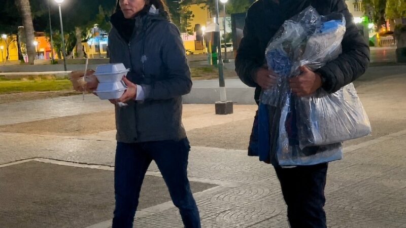 Ante el intenso frío, se intensifica la ayuda a personas en situación de calle