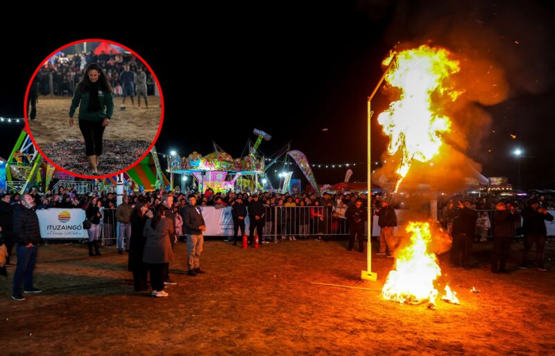 Juan Pablo Valdés acompañó las fiestas de San Juan Bautista en Ituzaingó