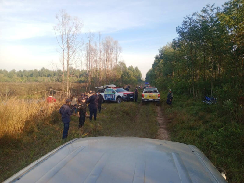 Encontraron el cuerpo del joven cazador desaparecido en una laguna