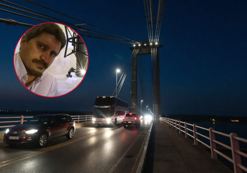 Madrugada dramática en el puente Corrientes-Chaco: se descompensó al volante y un policía evitó una tragedia