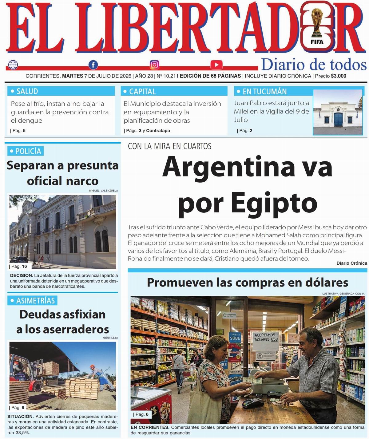 Diario Digital 7 de julio de 2026